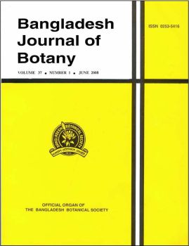 Cover of Bangladesh Journal of Botany